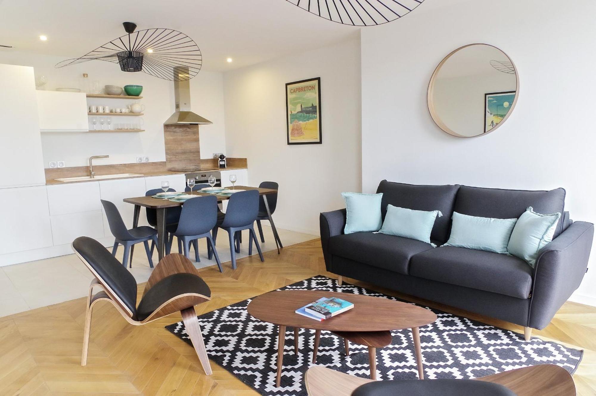 Belle Vue - Vue Exceptionnel Chartrons 2 Chambres Avec Parking Bordeaux Kültér fotó